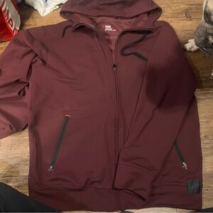 Saxx Men's Burgundy Hooded Jacket